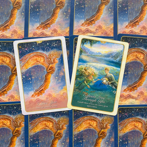 Whispers of love Oracle Cards Blue Angel