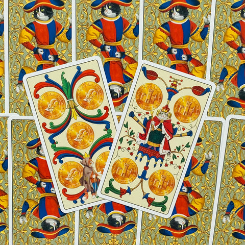 Marseille Cat Tarot cards Lo Scarabeo