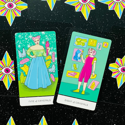 Rainbow Moon Tarot cards Rockpool