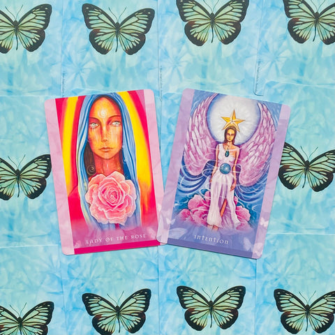Universal Wisdom Oracle cards Blue Angel
