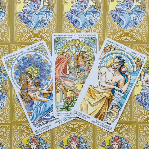 Tarot Art Nouveau cards Lo Scarabeo