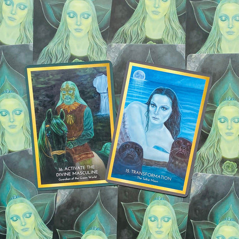 Transcendent Journeys Oracle Cards Blue Angel