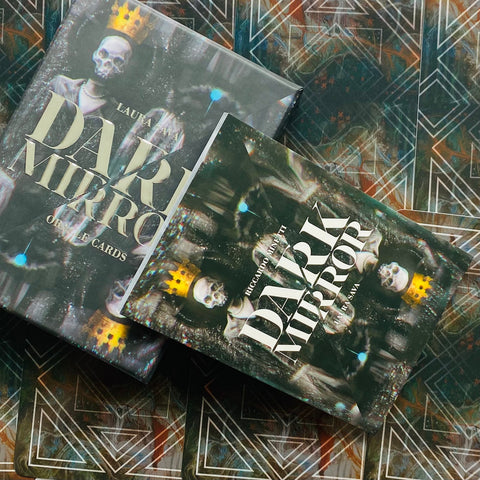 Dark Mirror Oracle Cards Lo Scarabeo