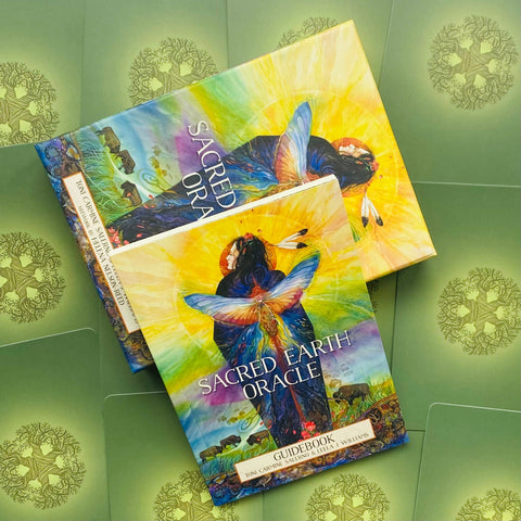 Sacred Earth Oracle cards Blue Angel