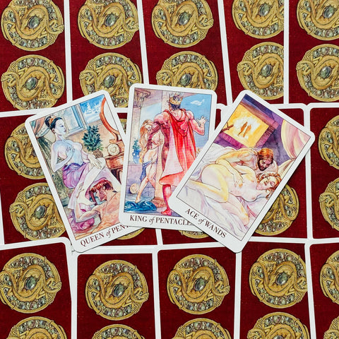 Mini Sexual Magic Tarot Cards Lo Scarabeo