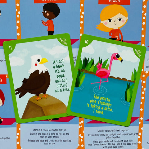 Kids Yoga Adventure cards US Games Systems
