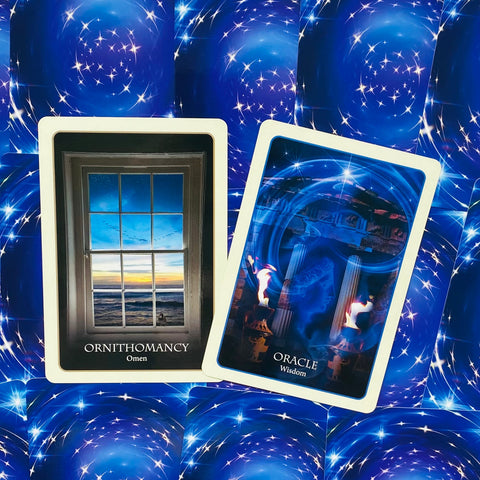 Divination of the Ancients Oracle cards Blue Angel