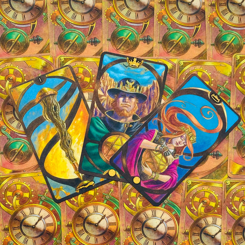 Steampunk Art Nouveau Tarot Cards Lo Scarabeo