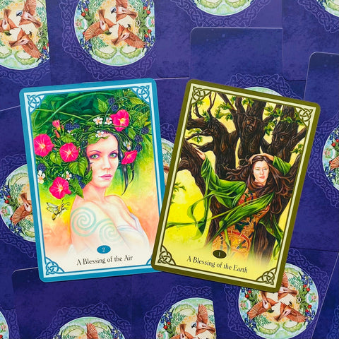 Blessed Be Tarot Cards Blue Angel