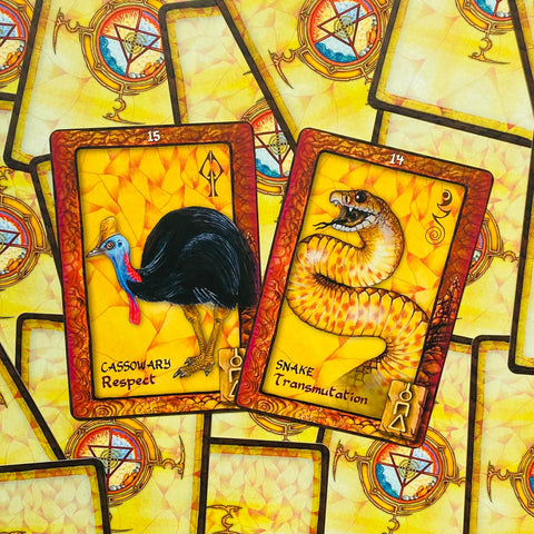Animal Dreaming Oracle cards Blue Angel