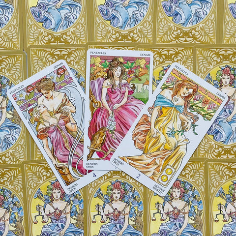 Tarot Art Nouveau cards Lo Scarabeo