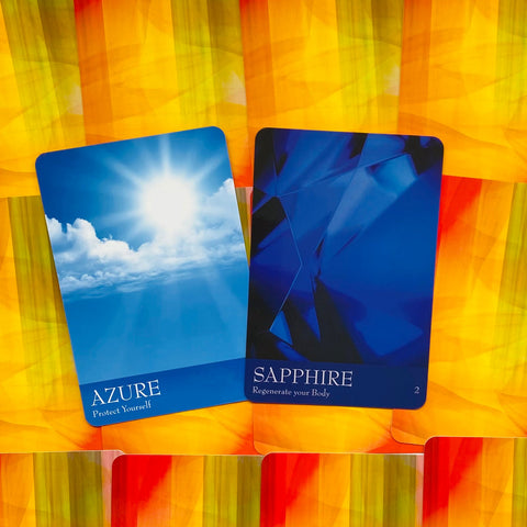 Secret Language of Colour oracle cards Blue Angel