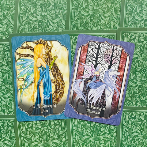 Faery Blessing Cards Blue Angel
