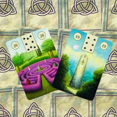 Pagan Lenormand Oracle Cards Lo Scarabeo
