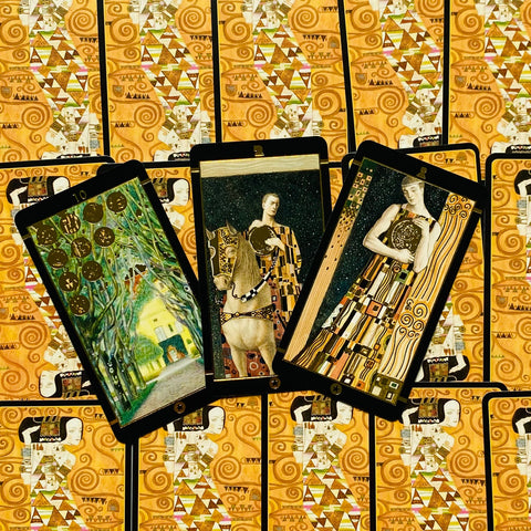 Klimt Tarot (Golden Mini Edition) Cards Lo Scarabeo