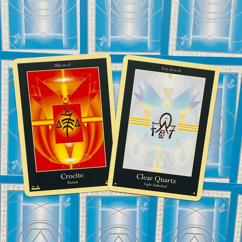 Liquid Crystal Oracle Cards Blue Angel