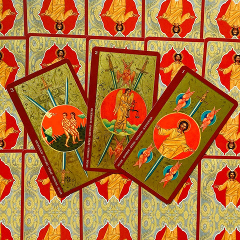 Golden Tarot Of The Tsar Cards Lo Scarabeo