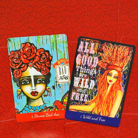Love Your Inner Goddess Oracle cards Blue Angel