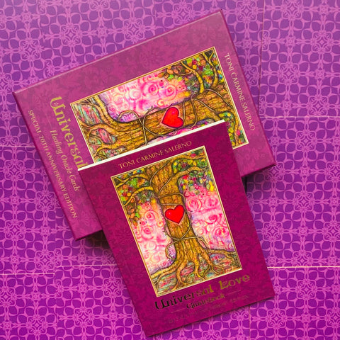 Universal Love Oracle cards Special 20th Anniversary edition Blue Angel