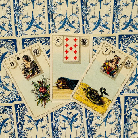 Grand Tableau Lenormand Oracle cards Lo Scarabeo
