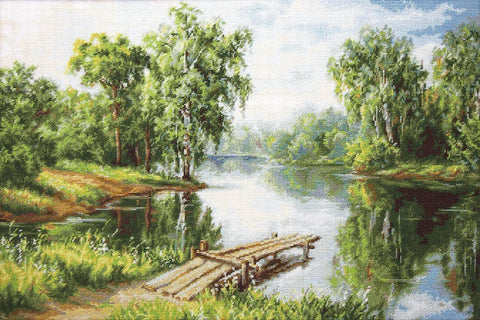 A Cool Place SG548 - Cross Stitch Kit by Luca - s - Hobby.lt 🇬🇧