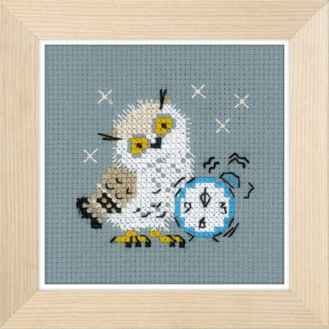 Alarm Clock cross stitch kit by RIOLIS Ref. no.: 1664 - Hobby.lt 🇬🇧