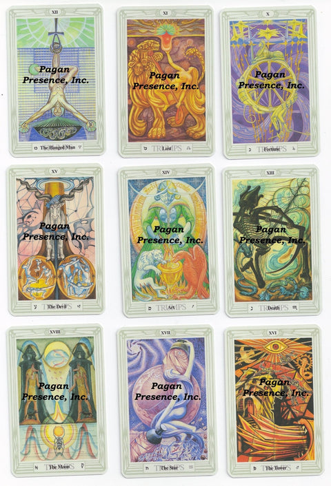 Aleister Crowley THOTH Small Tarot cards US Games Systems - Hobby.lt 🇬🇧