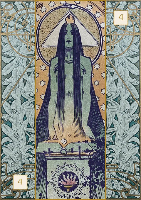 Alfons Maria Mucha Oracle Cards Lo Scarabeo - Hobby.lt 🇬🇧