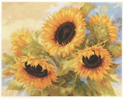 Alisa Siuvinėjimo rinkinys "Numylėtosios saulėgrąžos" 2 - 30 (40x30 cm) - Hobby.lt 🇬🇧