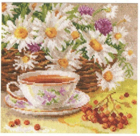 Alisa Siuvinėjimo rinkinys "Popietės arbata" 5 - 13 (18x18 cm) - Hobby.lt 🇬🇧