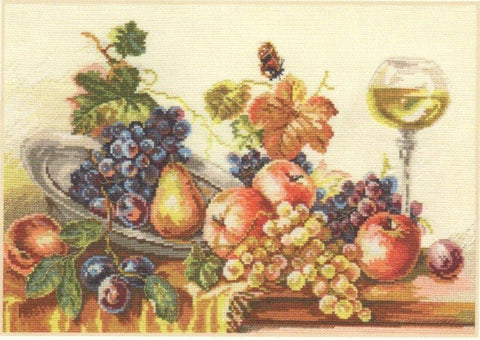 Alisa Siuvinėjimo rinkinys "Vynuogių puota" 5 - 05 (38x25 cm) - Hobby.lt 🇬🇧