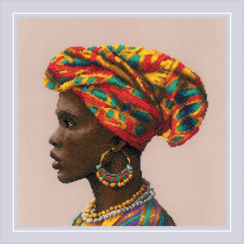 Amazing Women. Africa. Cross Stitch kit by RIOLIS Ref. no.: 2164 - Hobby.lt 🇬🇧