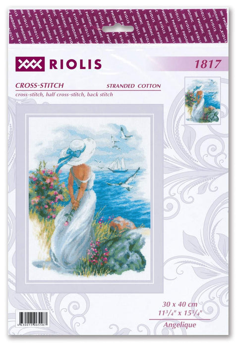 Angelique cross stitch kit by RIOLIS Ref. no.: 1817 - Hobby.lt 🇬🇧