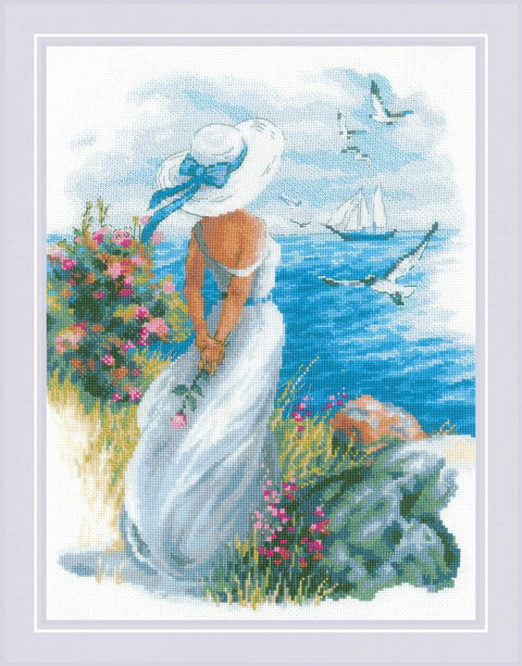 Angelique cross stitch kit by RIOLIS Ref. no.: 1817 - Hobby.lt 🇬🇧