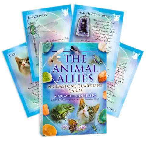 Animal Allies and Gemstone Guardians Cards Findhorn Press - Hobby.lt 🇬🇧