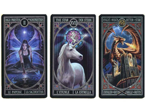 Anne Stokes Gothic Tarot cards Fournier