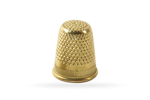 Gold plated thimble 17 mm