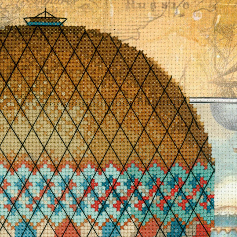 Around the World - Cross Stitch Kit from RIOLIS Ref. no.:0033 PT - Hobby.lt 🇬🇧