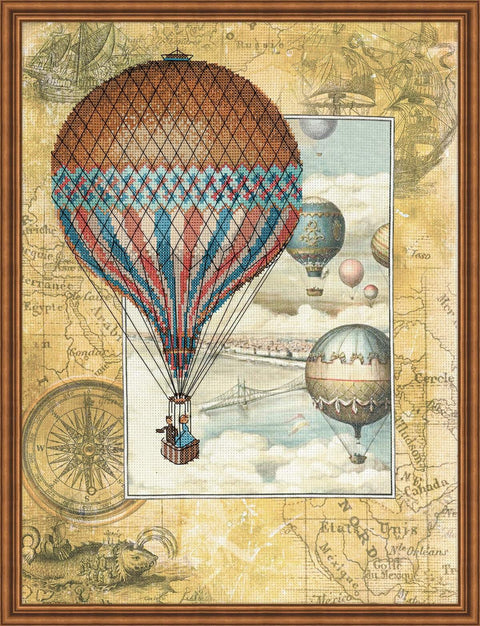 Around the World - Cross Stitch Kit from RIOLIS Ref. no.:0033 PT - Hobby.lt 🇬🇧