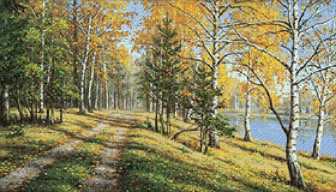 Autumn Landscape 70х40 Diamond Painting Set Cs2606 - Hobby.lt 🇬🇧