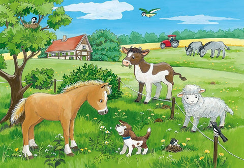 Baby Animals on The Farm 2 x 12 Puzzles - Hobby.lt 🇬🇧