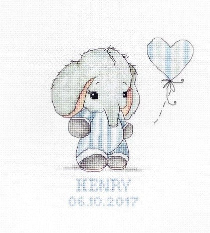 Baby Boy SB1134 - Cross Stitch Kit - Hobby.lt 🇬🇧