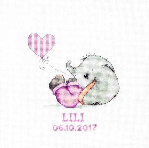 Baby Girl SB1133 - Cross Stitch Kit - Hobby.lt 🇬🇧