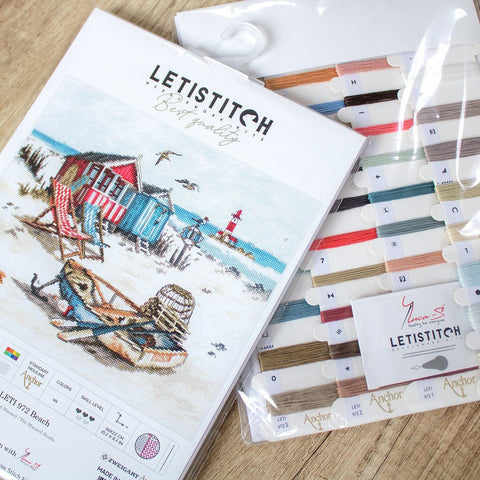 Beach SLETI972 - Cross Stitch Kit - Hobby.lt 🇬🇧