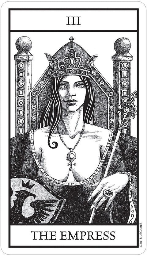 Bianco Nero Tarot Cards US Games Systems - Hobby.lt 🇬🇧