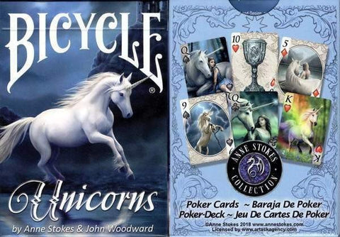 Bicycle Anne Stokes Unicorns playing cards - Hobby.lt 🇬🇧