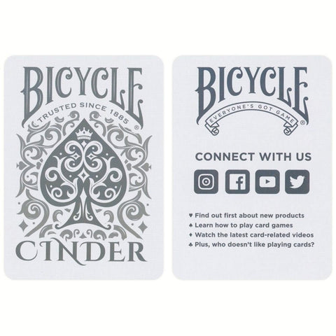 Bicycle Cinder Playing Cards - Hobby.lt 🇬🇧
