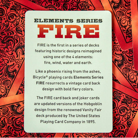 Bicycle Fire playing cards - Hobby.lt 🇬🇧