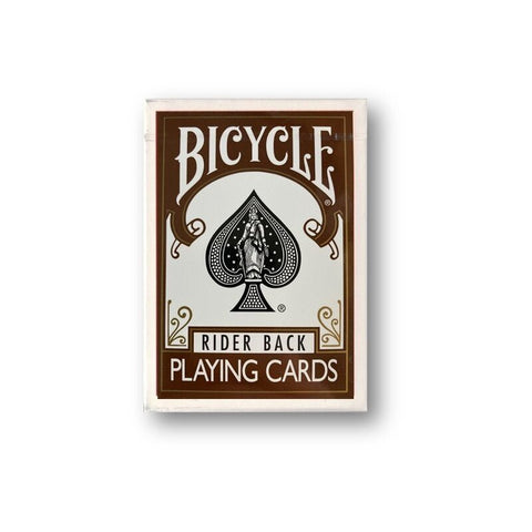 Bicycle Rider Back playing cards (Brown) - Hobby.lt 🇬🇧