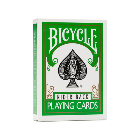 Bicycle Rider Back playing cards (Green) - Hobby.lt 🇬🇧